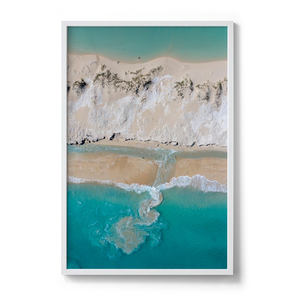 Coconut Well Patterns #3 - Framed Print