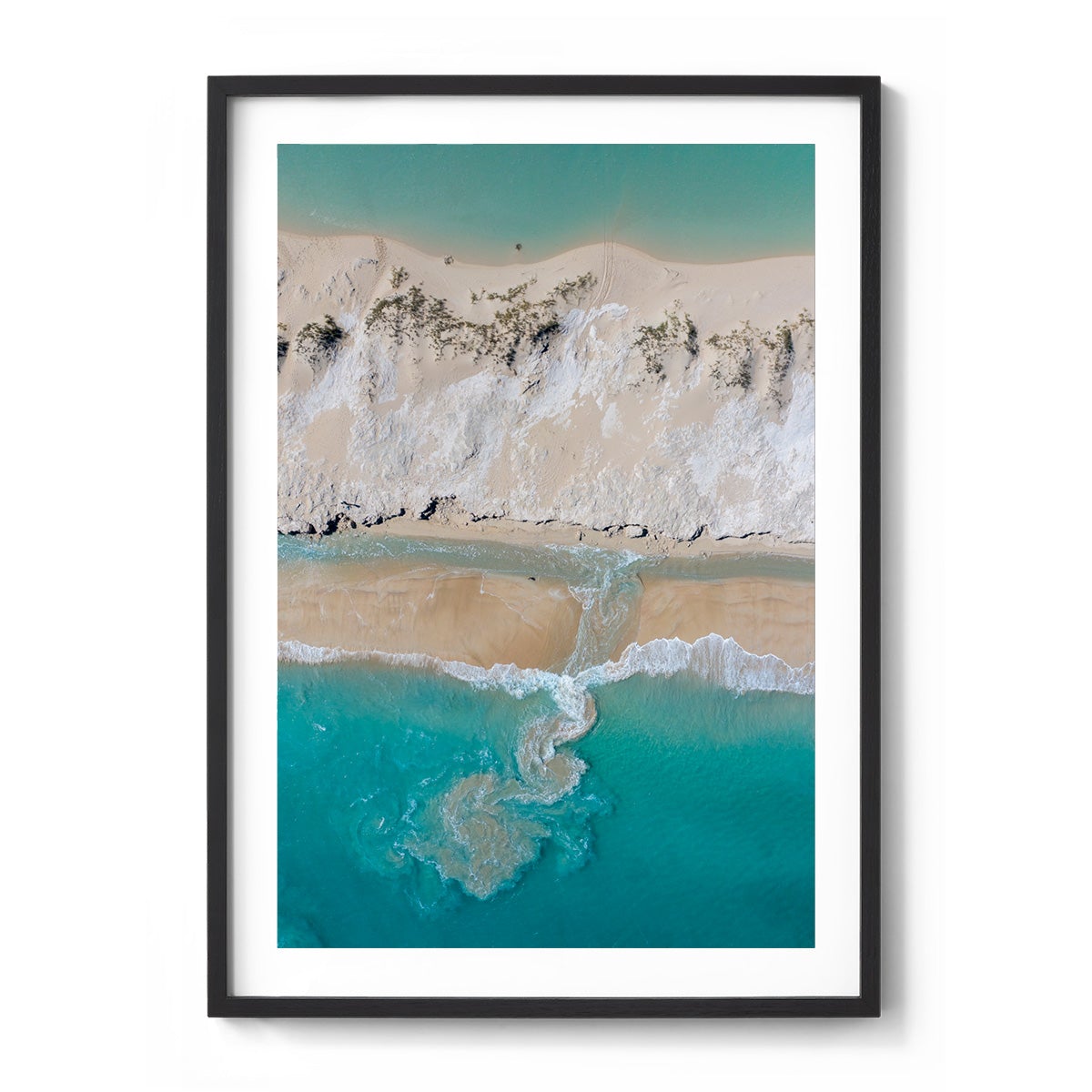 Coconut Well Patterns #3 - Framed Print
