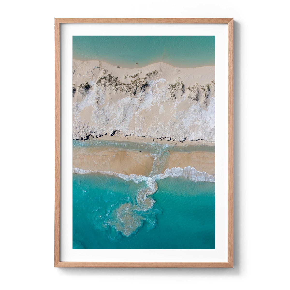 Coconut Well Patterns #3 - Framed Print