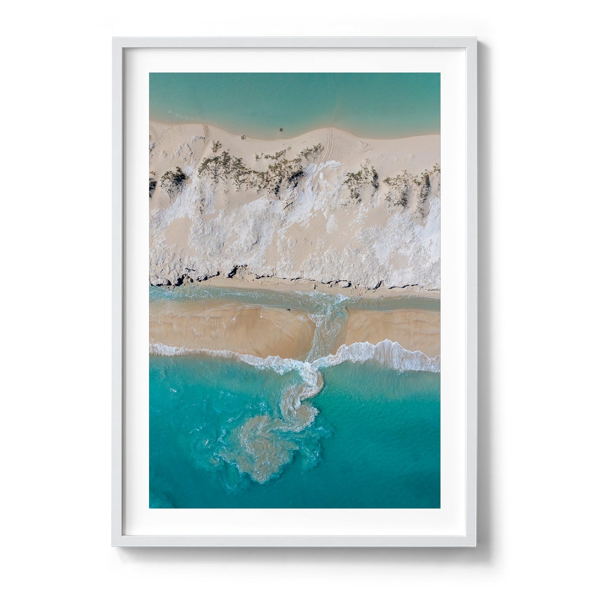 Coconut Well Patterns #3 - Framed Print