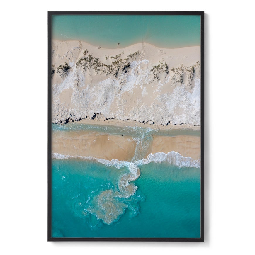 Coconut Well Patterns #3 - Framed Print