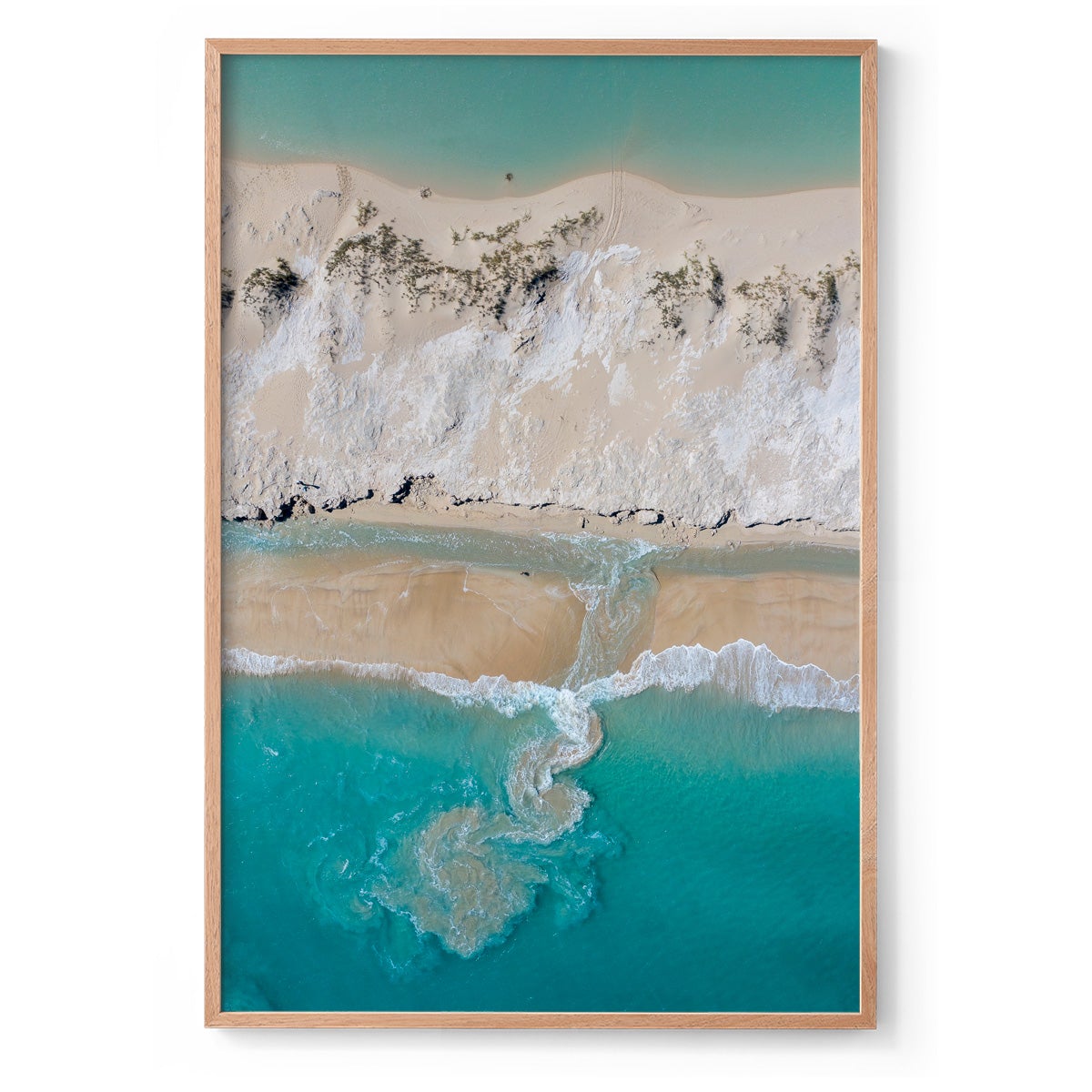 Coconut Well Patterns #3 - Framed Print