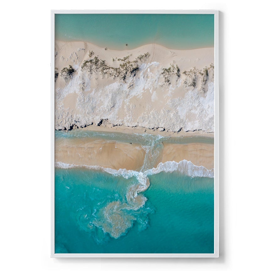 Coconut Well Patterns #3 - Framed Print