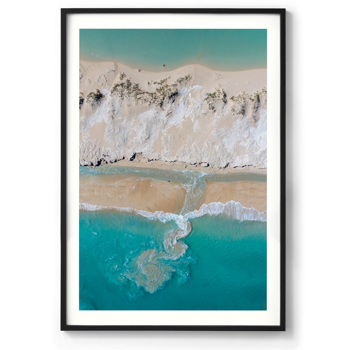 Coconut Well Patterns #3 - Framed Print