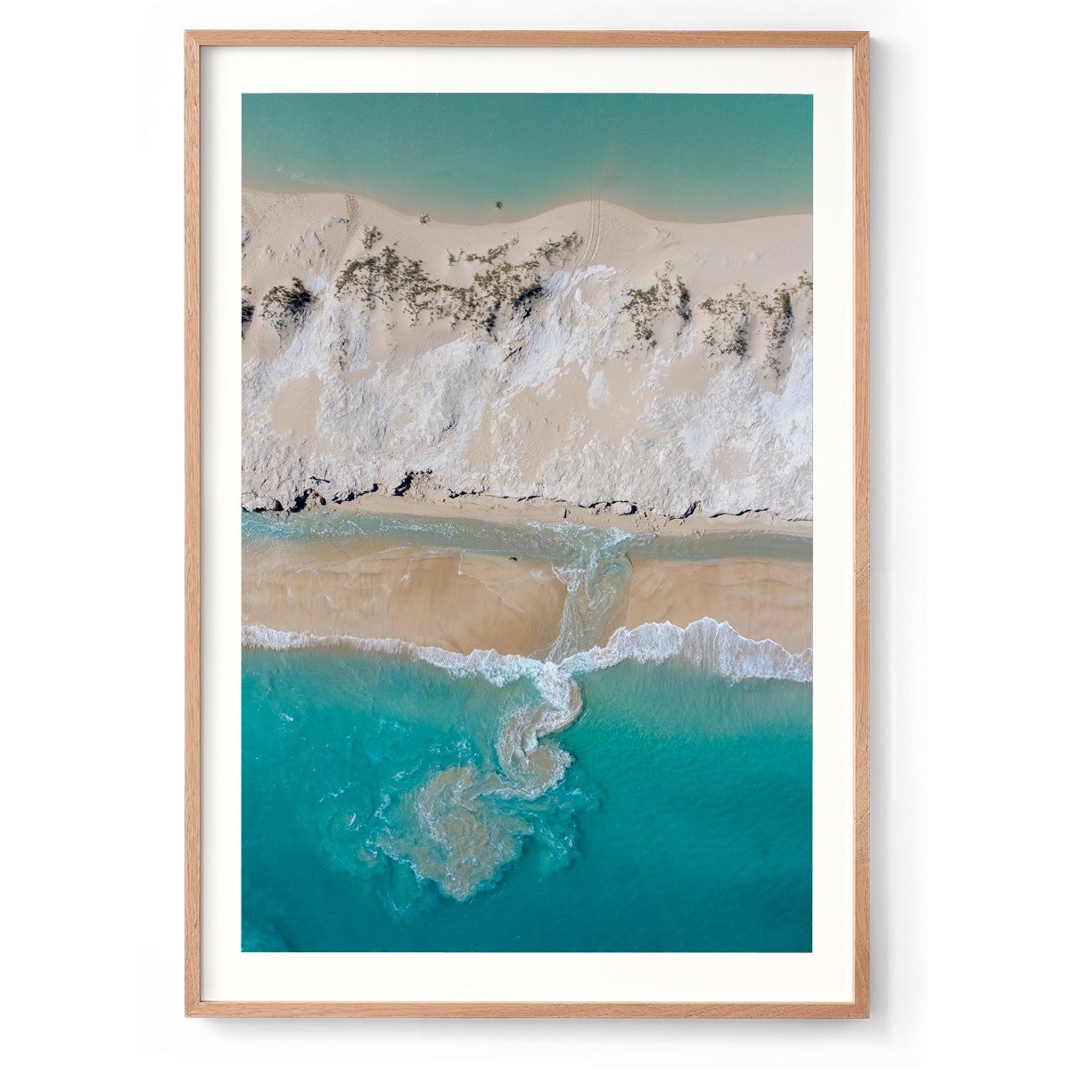 Coconut Well Patterns #3 - Framed Print