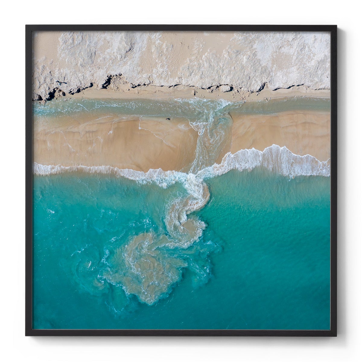 Coconut Well Patterns #3 - Square Framed Print