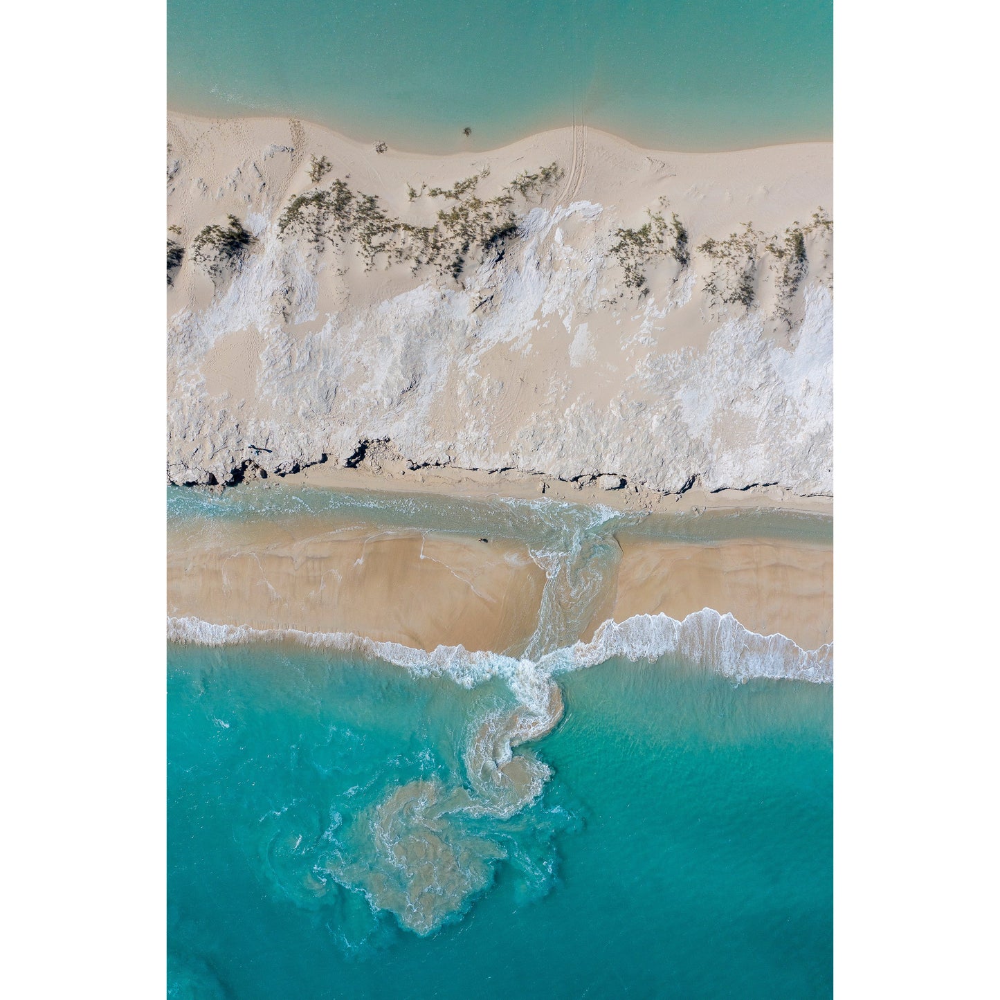 Coconut Well Patterns #3 - Framed Print