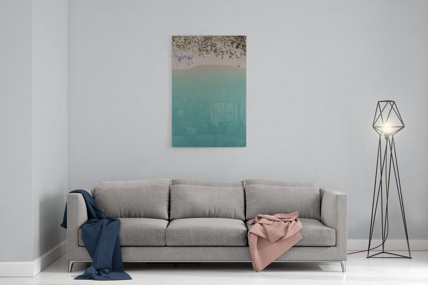 Coconut Well Lagoon - Acrylic Print