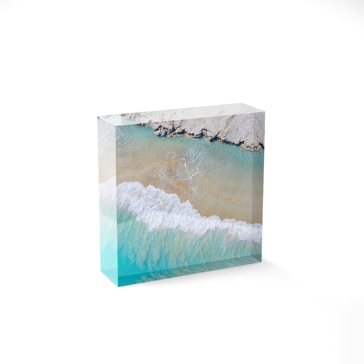 Coconut Well Patterns #4 - Square Acrylic ICE Block