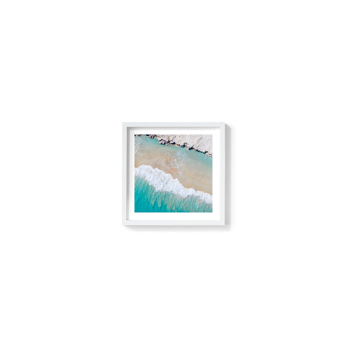 Coconut Well Patterns #4 - Square Framed Print