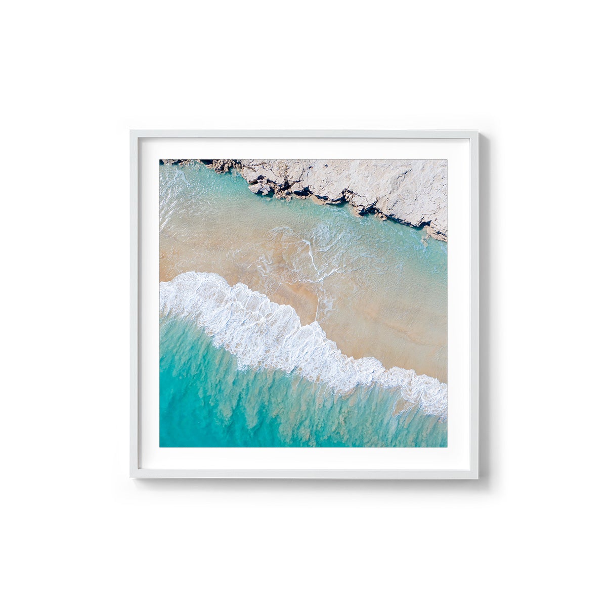 Coconut Well Patterns #4 - Square Framed Print