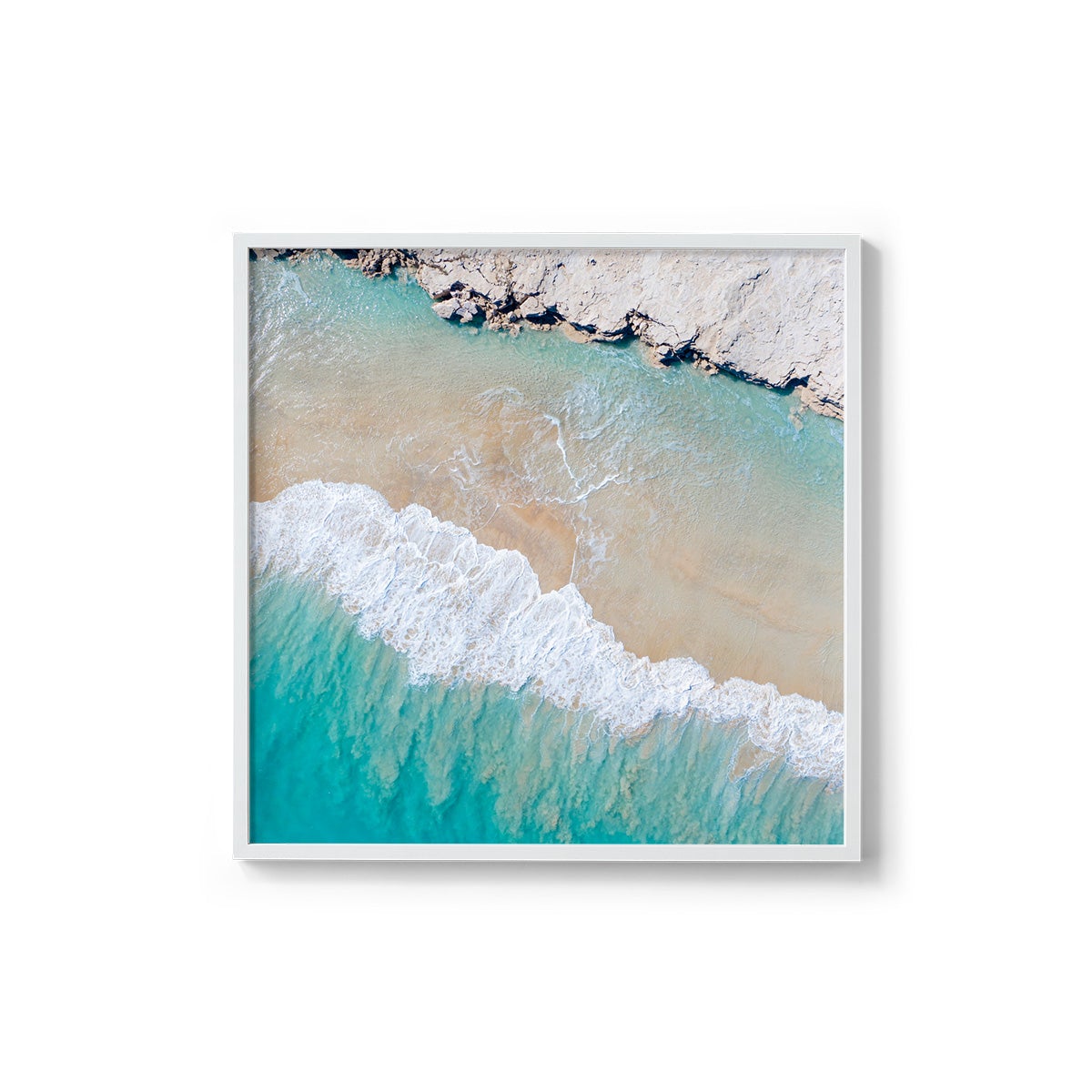 Coconut Well Patterns #4 - Square Framed Print