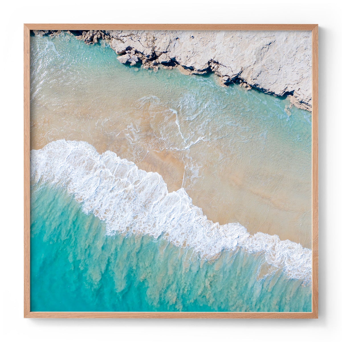 Coconut Well Patterns #4 - Square Framed Print