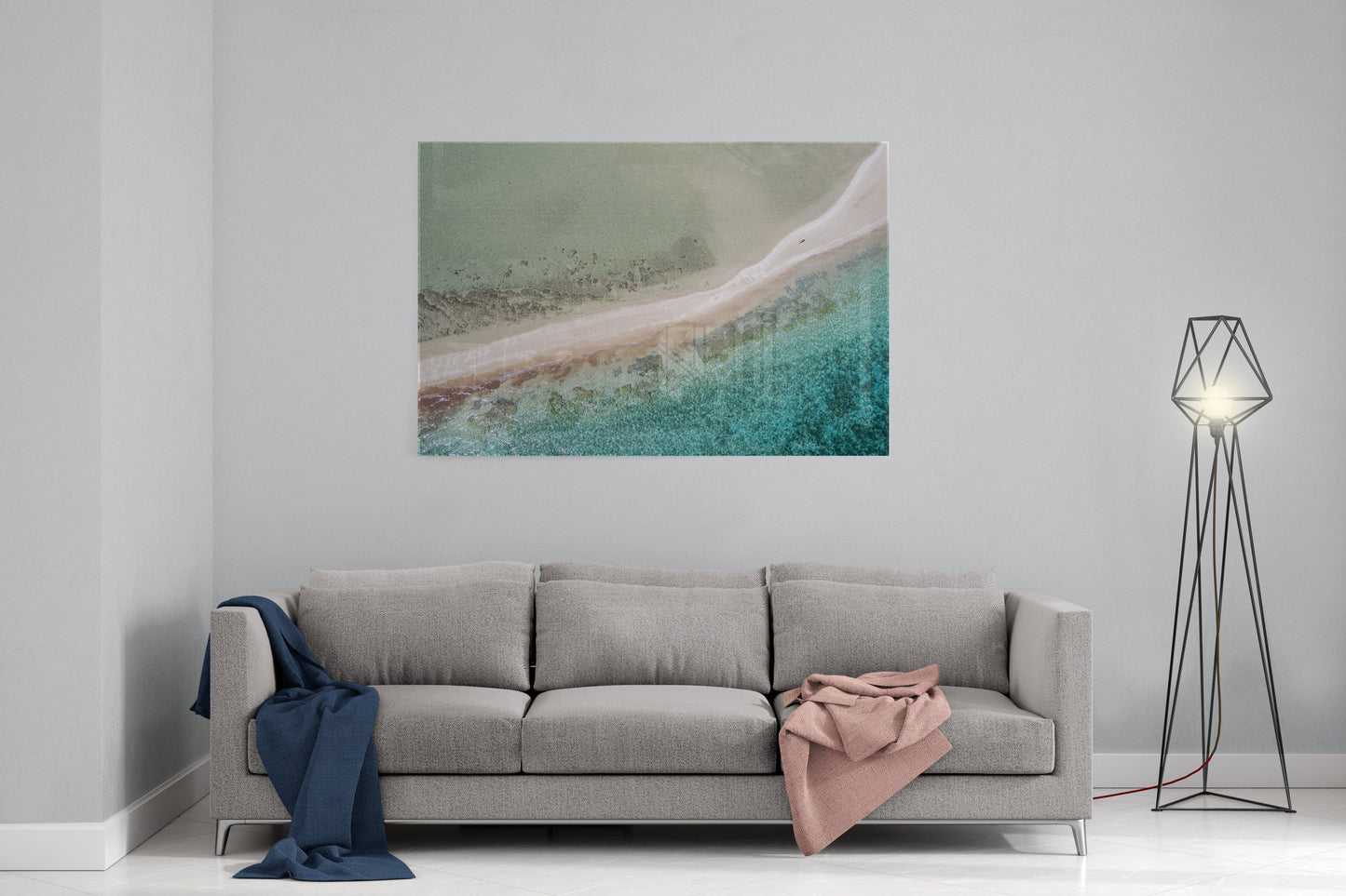 Wandering Langford Reef Sandbar - Acrylic Print