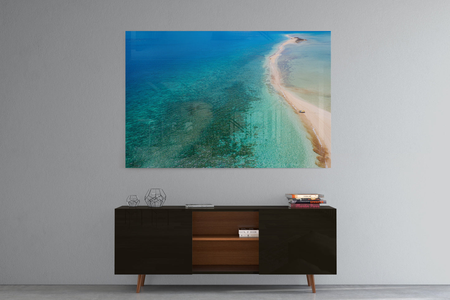 Langford Island Sandbar and Tender #2 - Acrylic Print