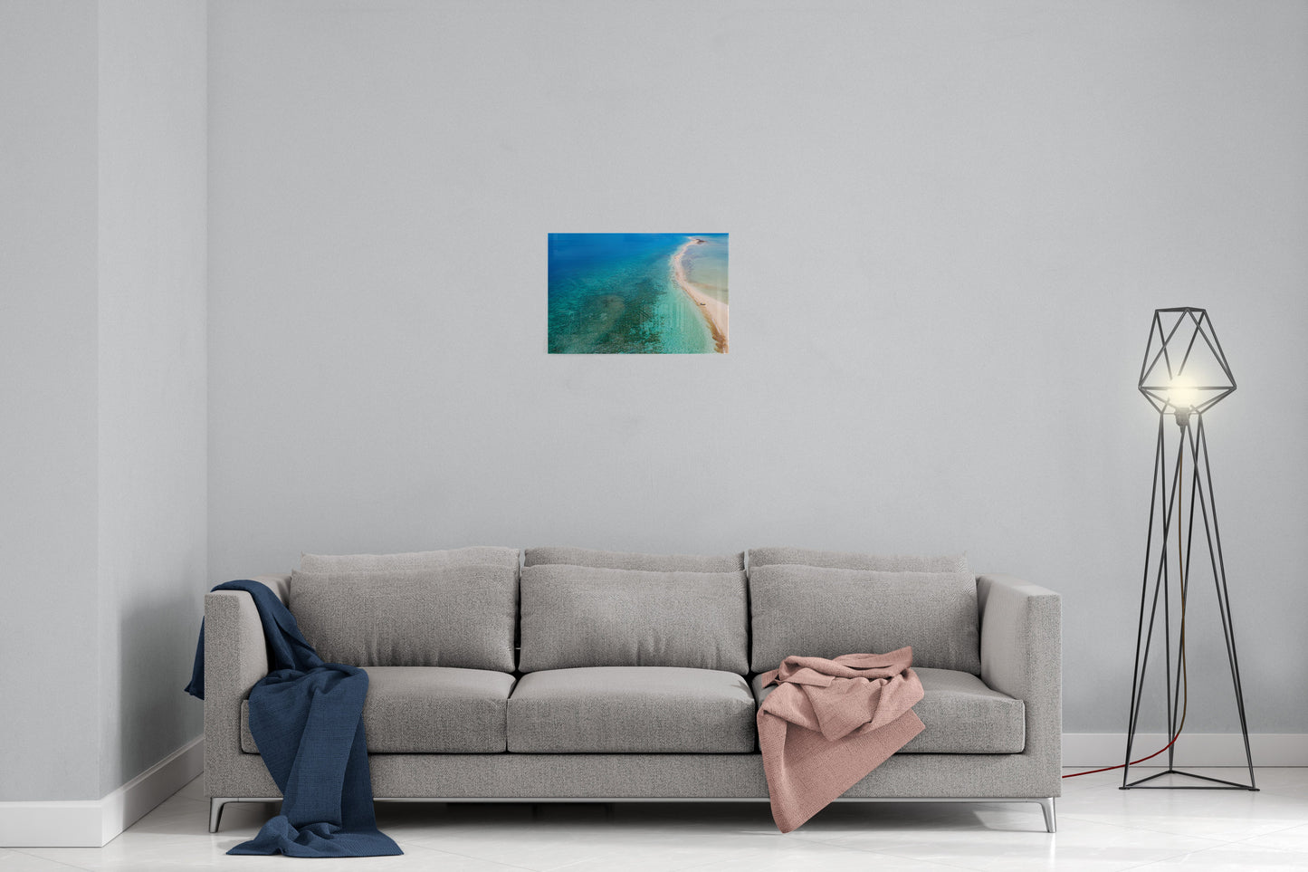 Langford Island Sandbar and Tender #2 - Acrylic Print