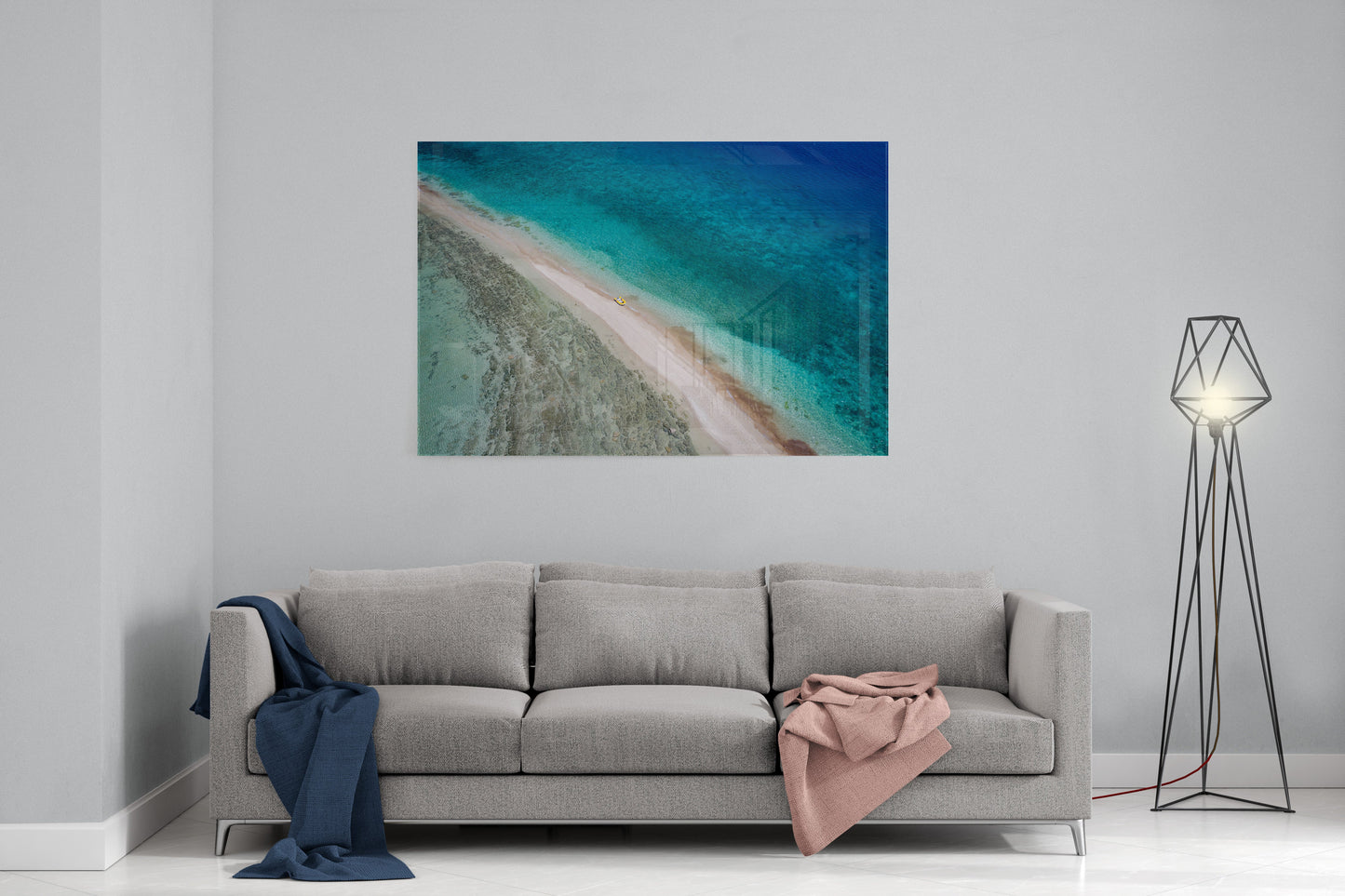 Langford Reef Sandbar - Acrylic Print