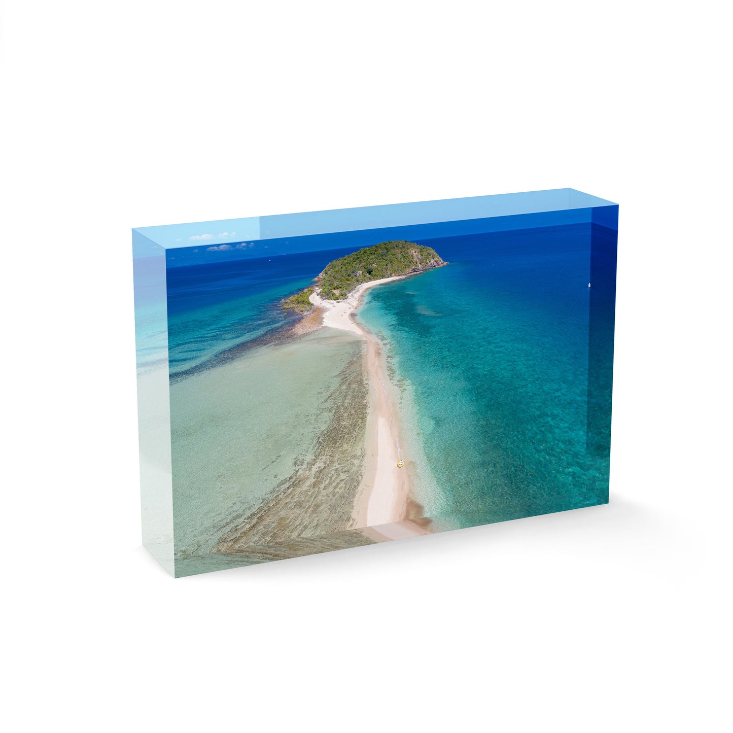 Langford Island and Reef #2 - Acrylic ICE Block
