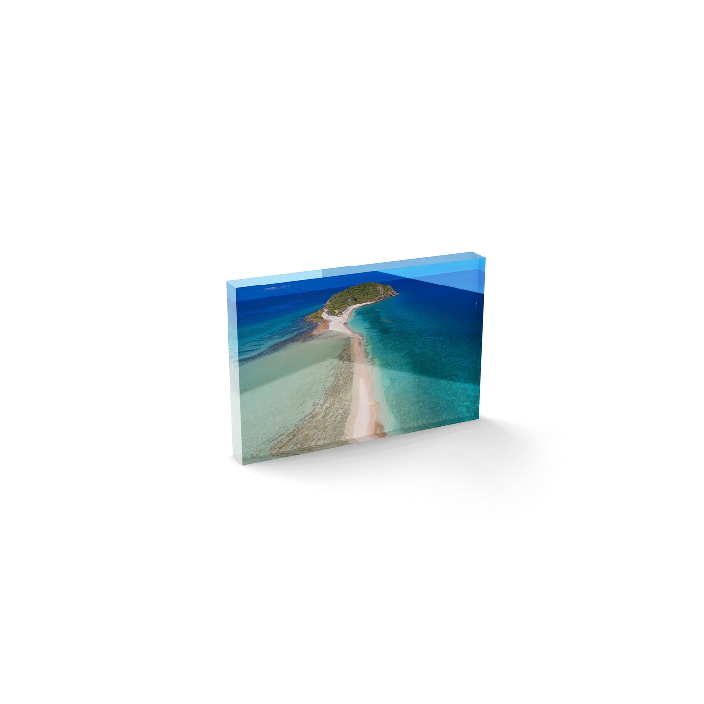 Langford Island and Reef #2 - Acrylic ICE Block