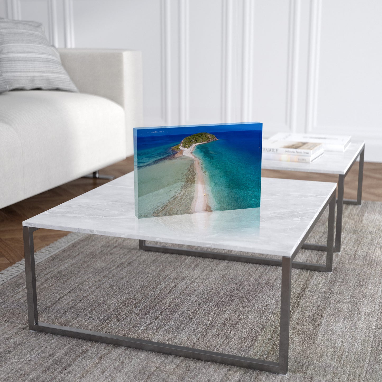 Langford Island and Reef #2 - Acrylic ICE Block