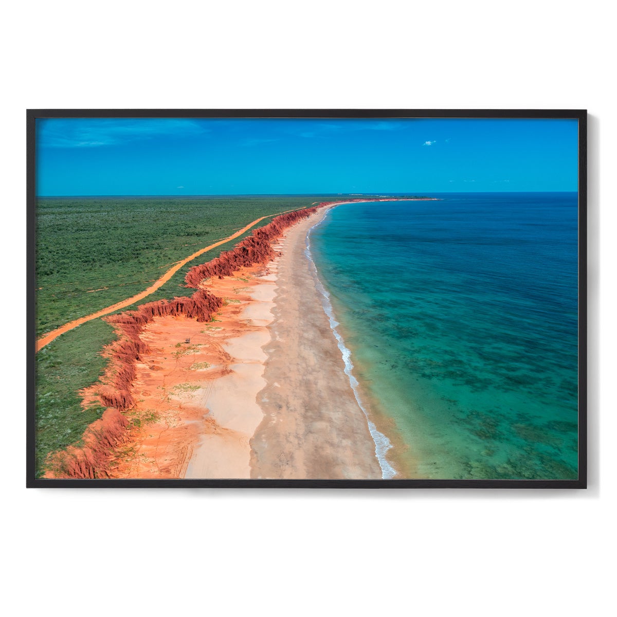 James Price Point Aerial #1 - Framed Print