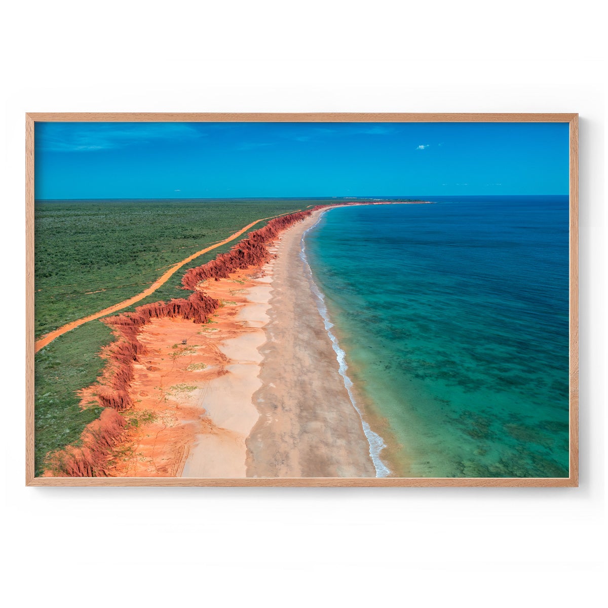 James Price Point Aerial #1 - Framed Print