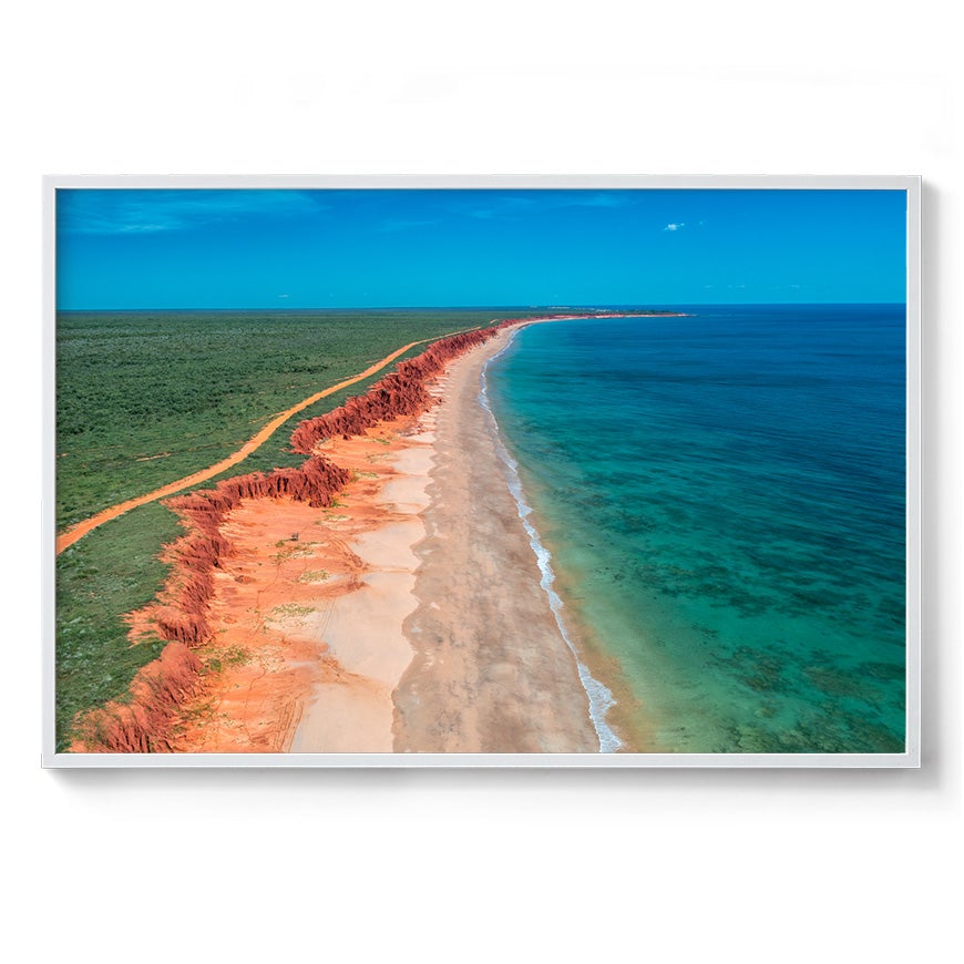 James Price Point Aerial #1 - Framed Print