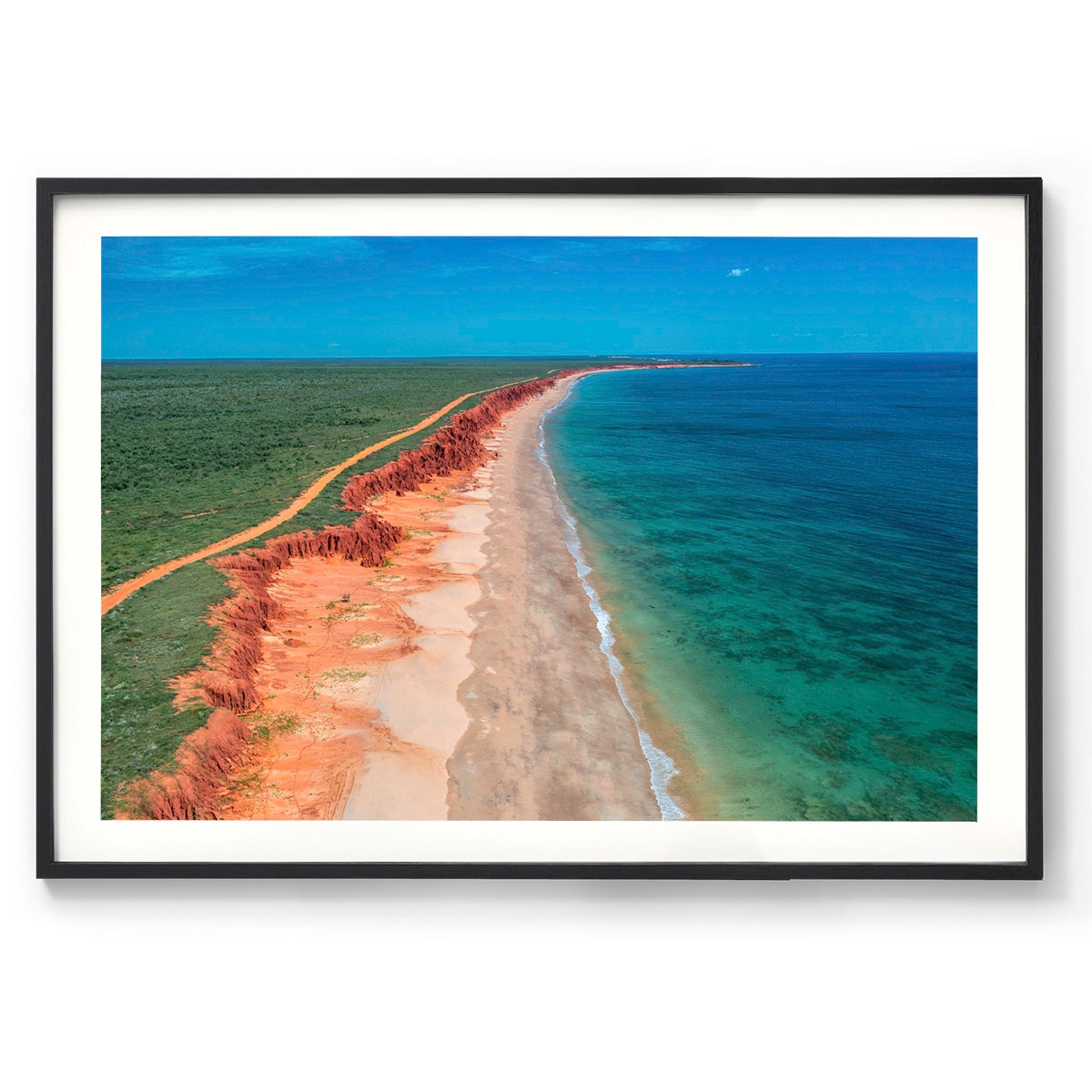 James Price Point Aerial #1 - Framed Print