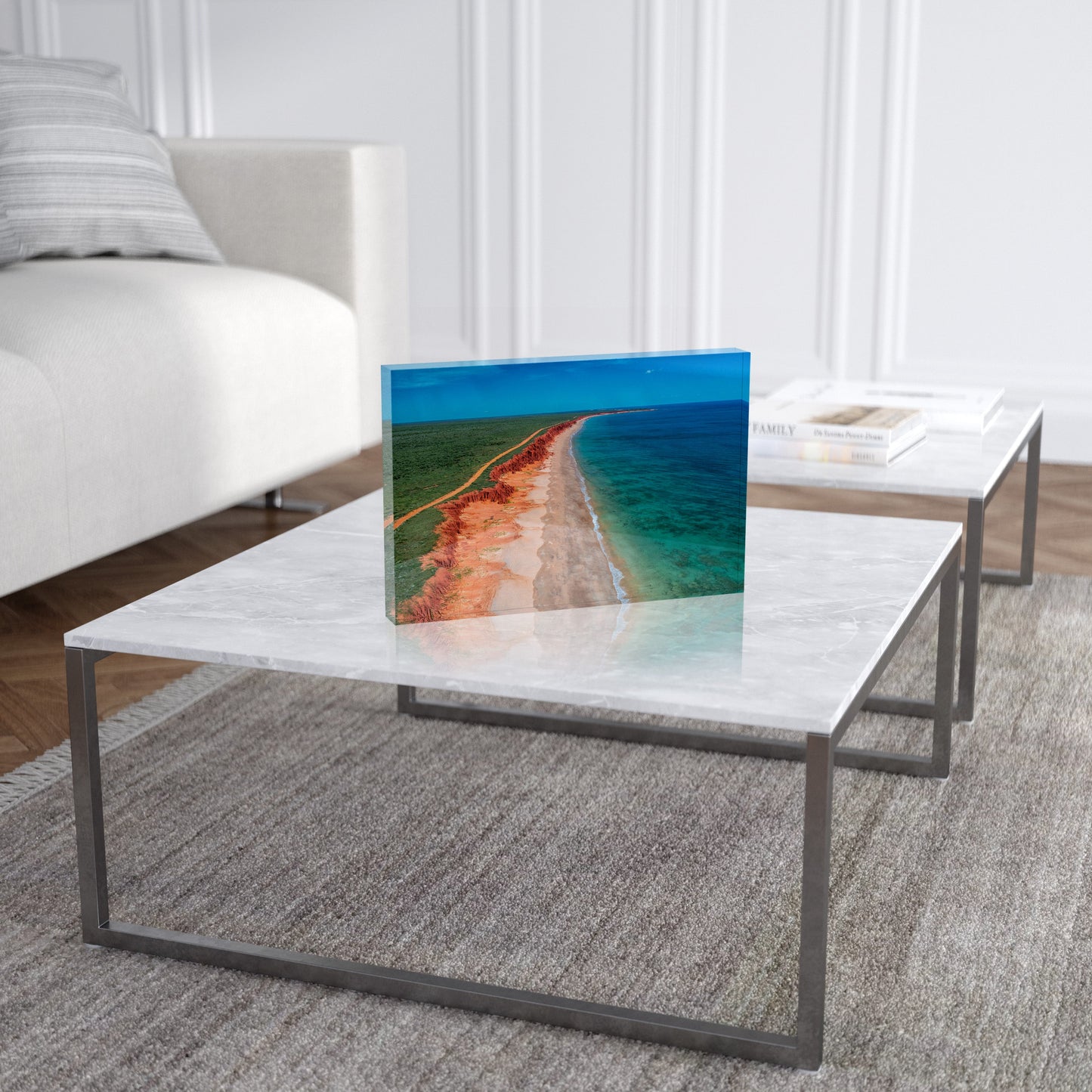 James Price Point Aerial #1 - Acrylic ICE Block
