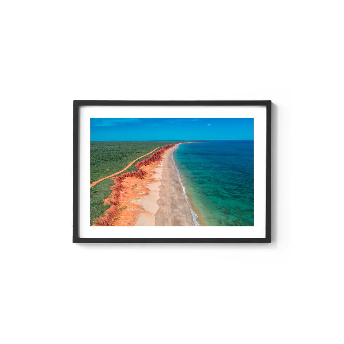 James Price Point Aerial #1 - Framed Print