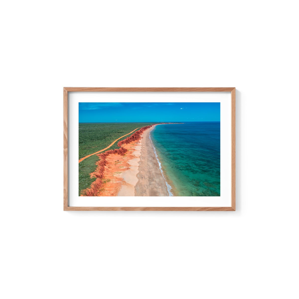 James Price Point Aerial #1 - Framed Print