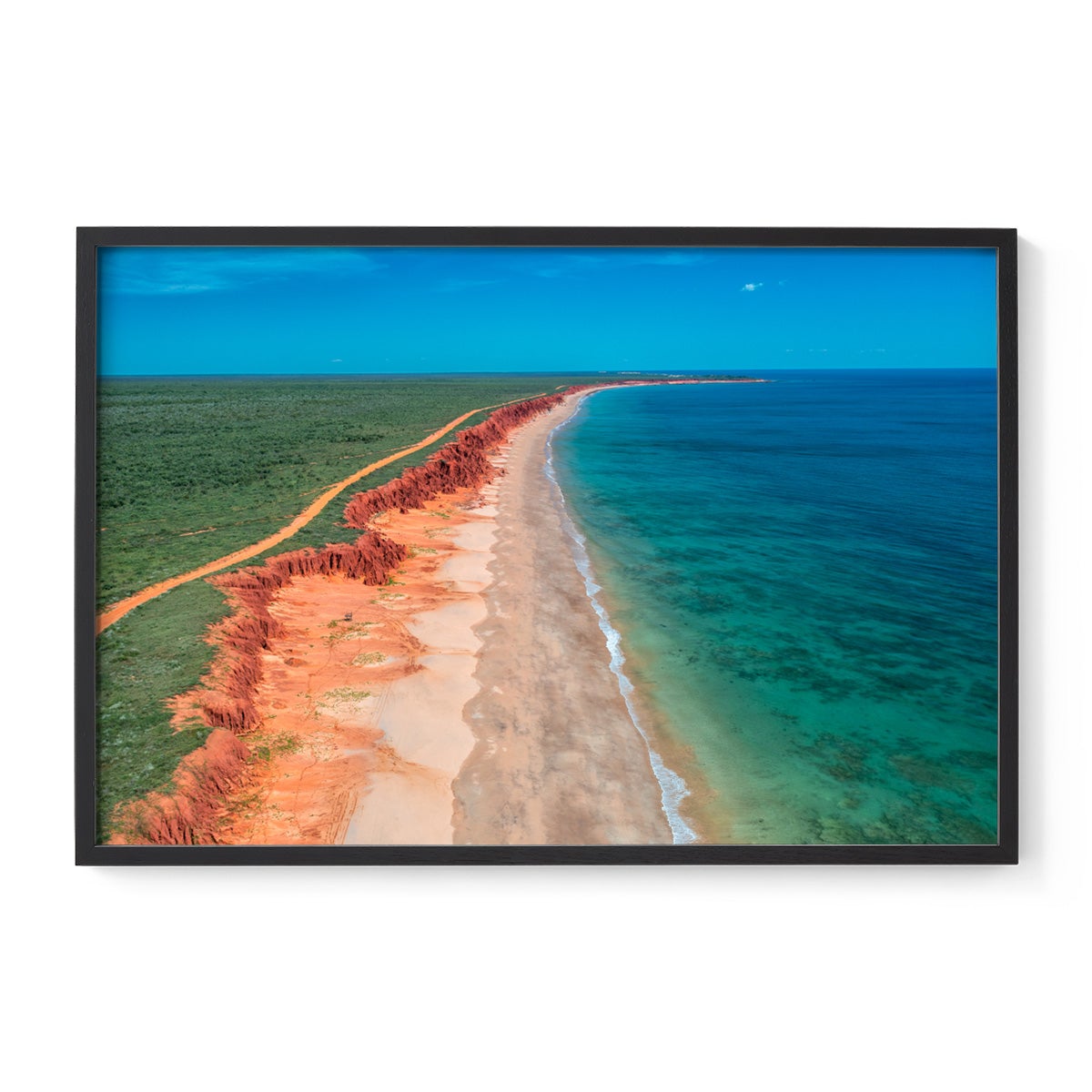 James Price Point Aerial #1 - Framed Print