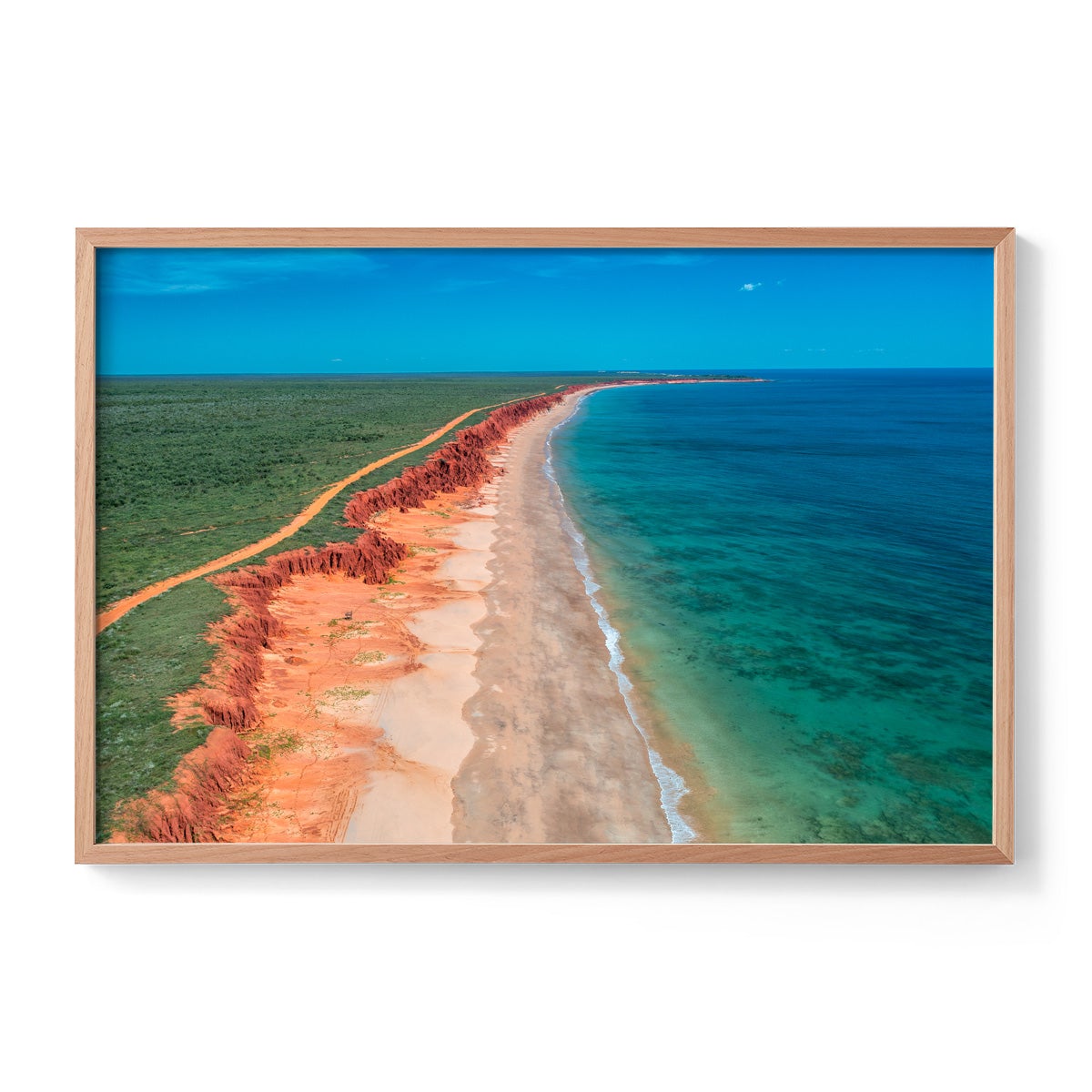 James Price Point Aerial #1 - Framed Print