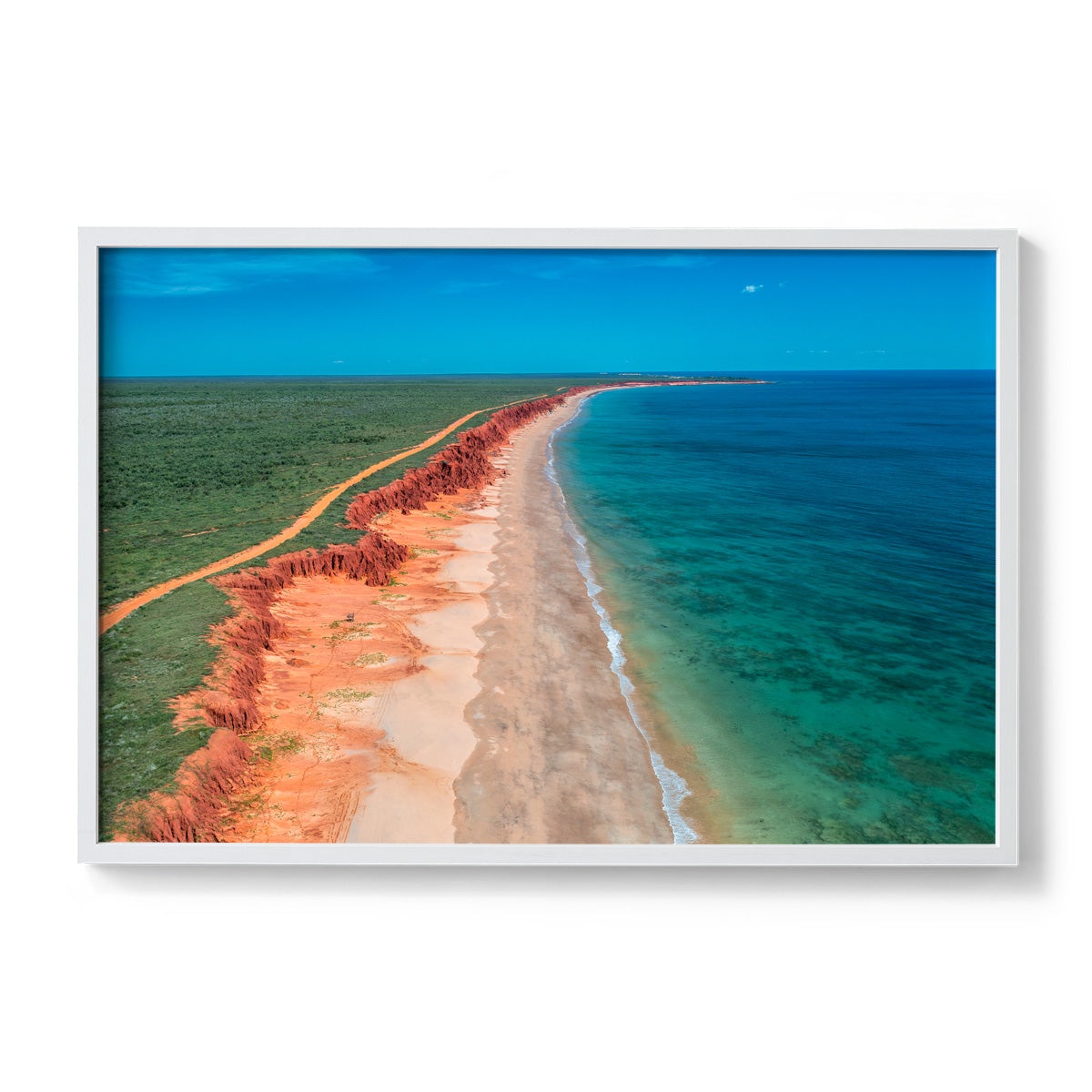 James Price Point Aerial #1 - Framed Print