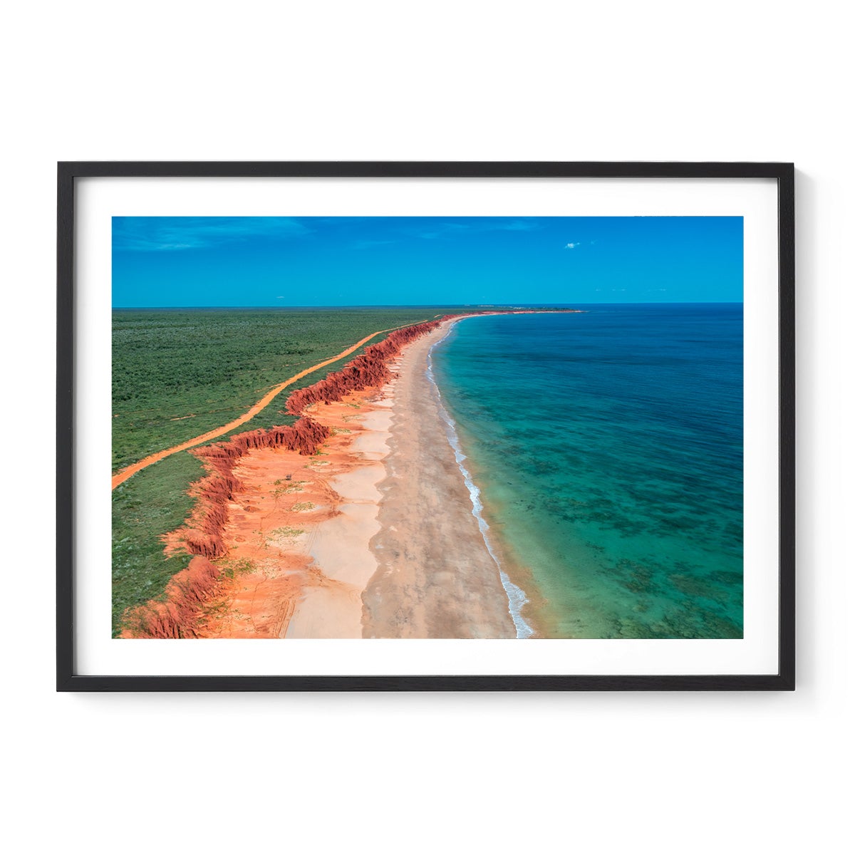 James Price Point Aerial #1 - Framed Print