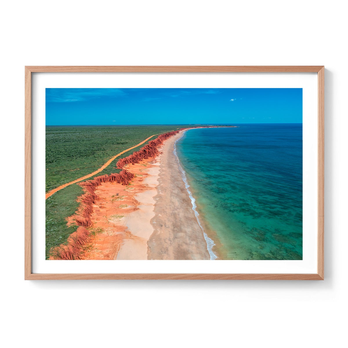 James Price Point Aerial #1 - Framed Print