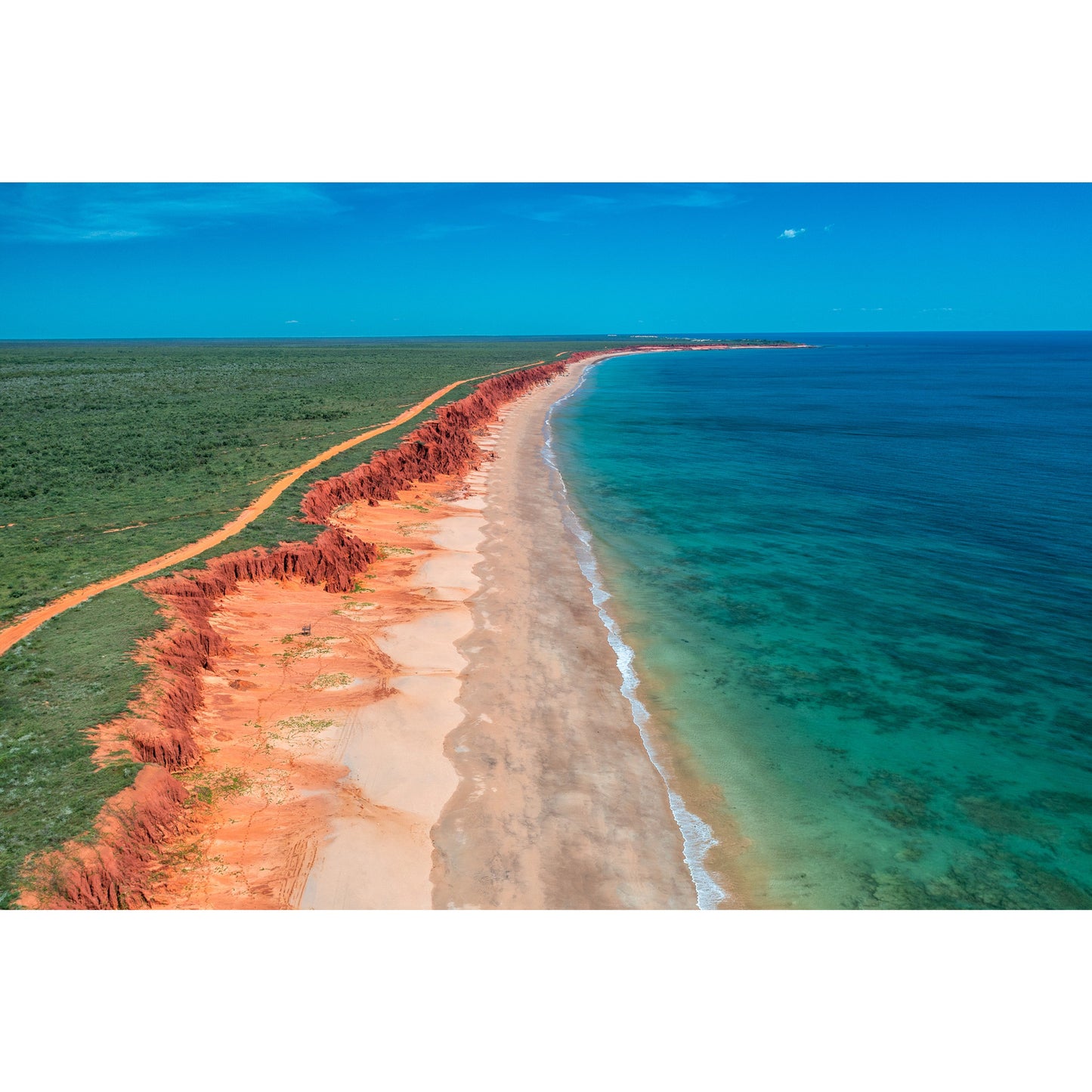 James Price Point Aerial #1 - Framed Print
