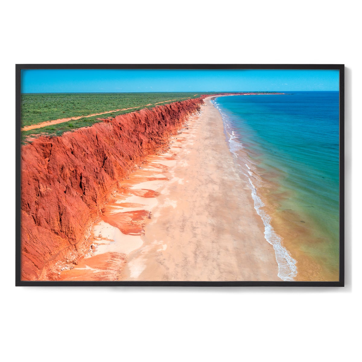 James Price Point Aerial #2 - Framed Print