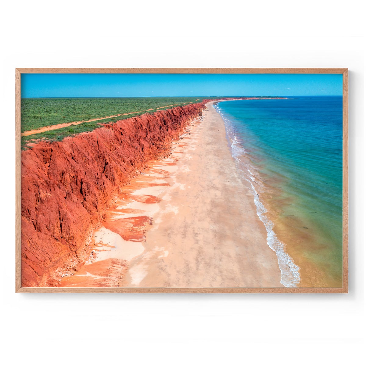 James Price Point Aerial #2 - Framed Print
