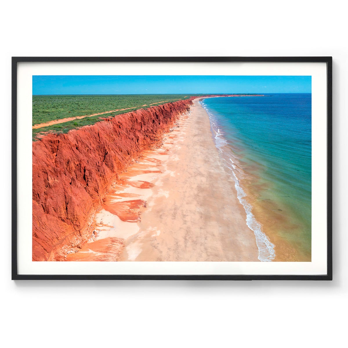 James Price Point Aerial #2 - Framed Print