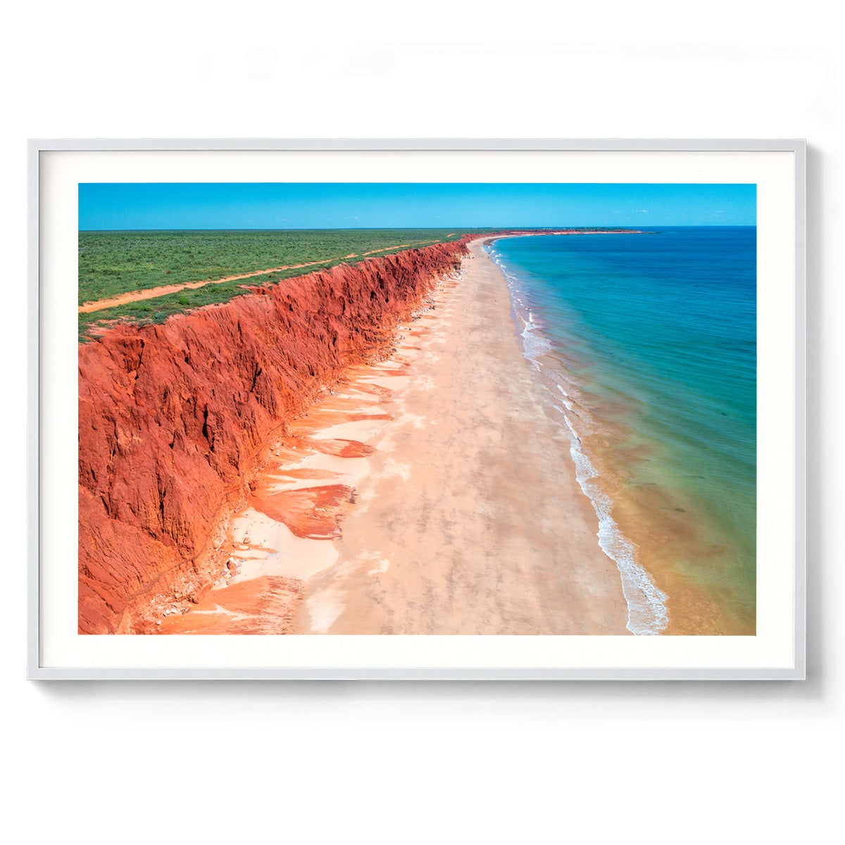 James Price Point Aerial #2 - Framed Print