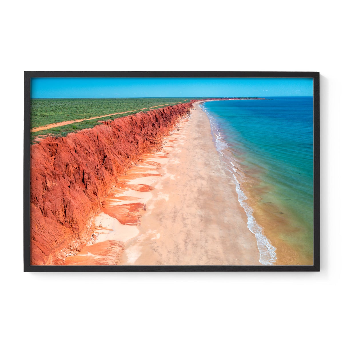 James Price Point Aerial #2 - Framed Print