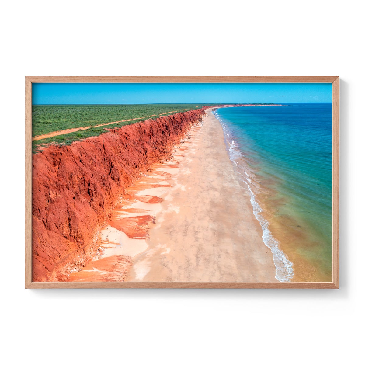 James Price Point Aerial #2 - Framed Print