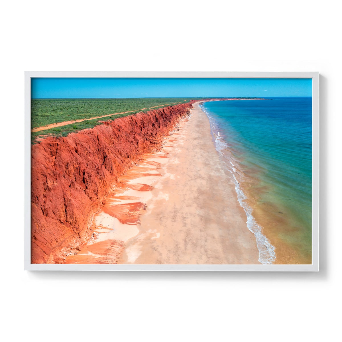 James Price Point Aerial #2 - Framed Print