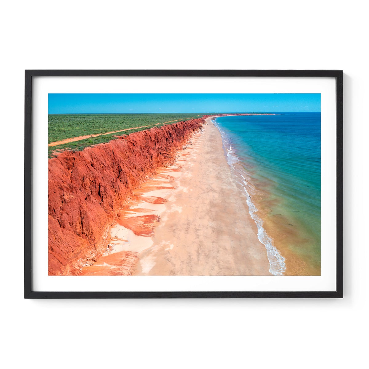 James Price Point Aerial #2 - Framed Print