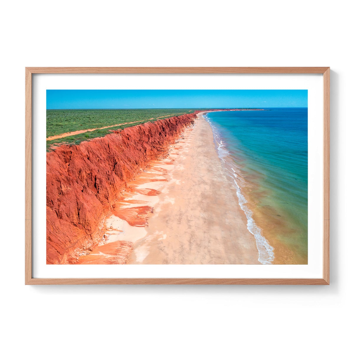 James Price Point Aerial #2 - Framed Print
