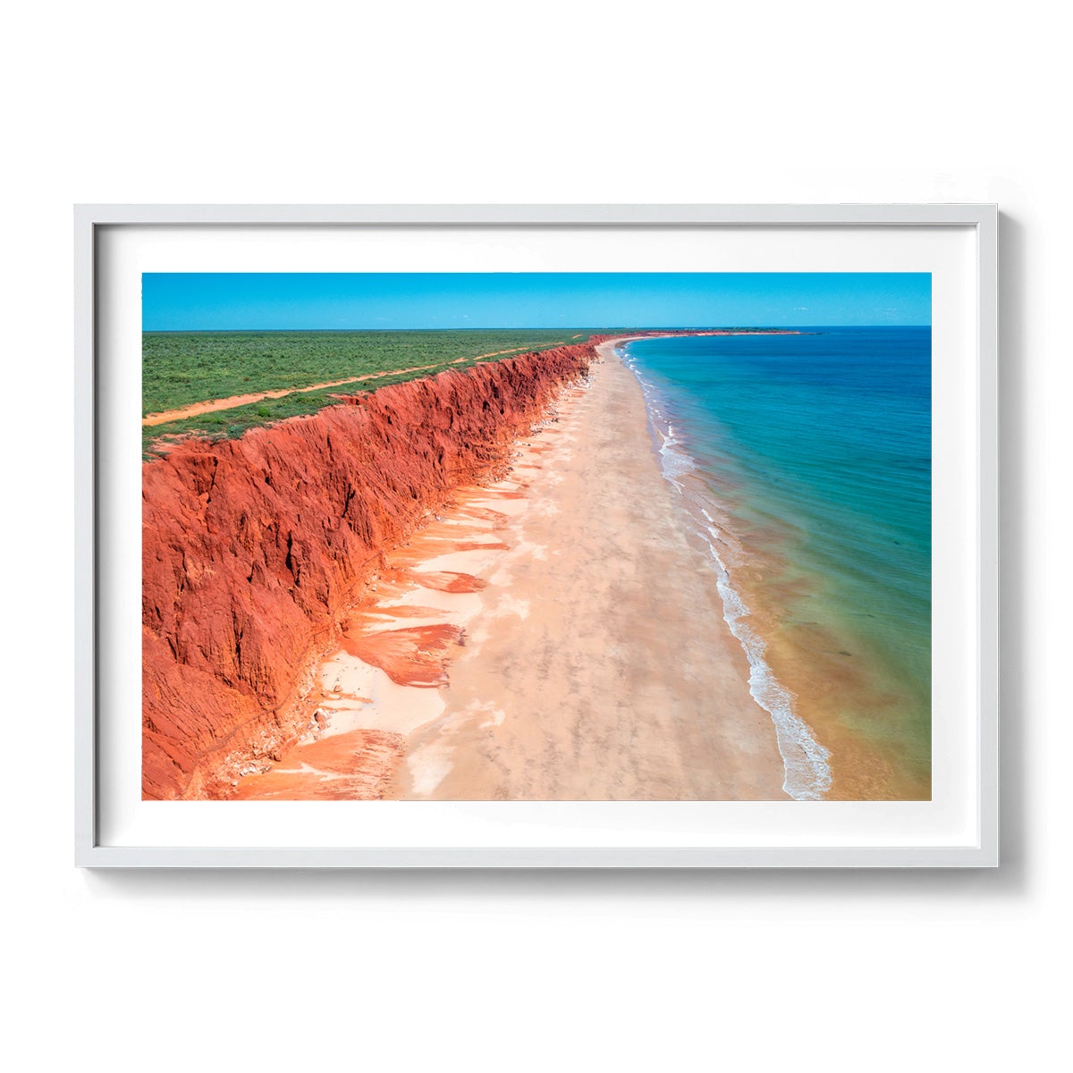 James Price Point Aerial #2 - Framed Print
