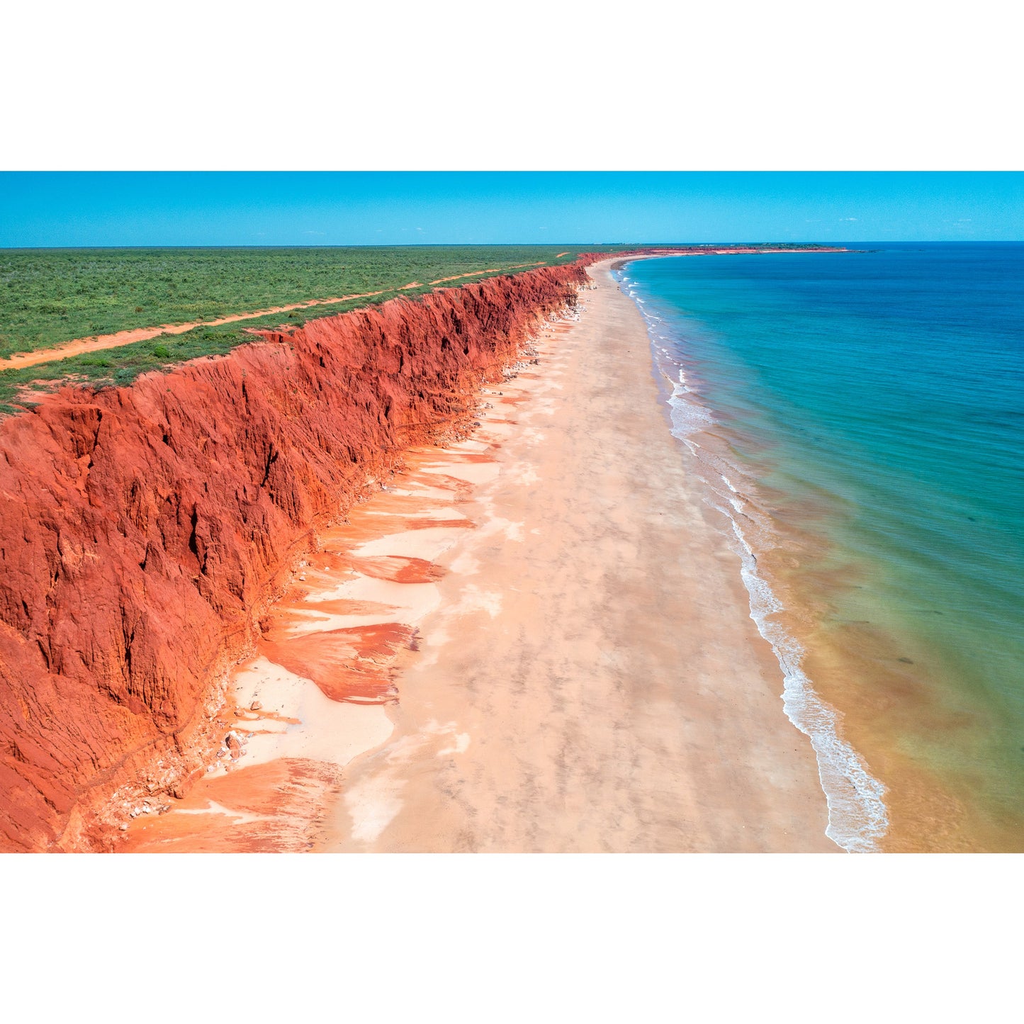 James Price Point Aerial #2 - Framed Print