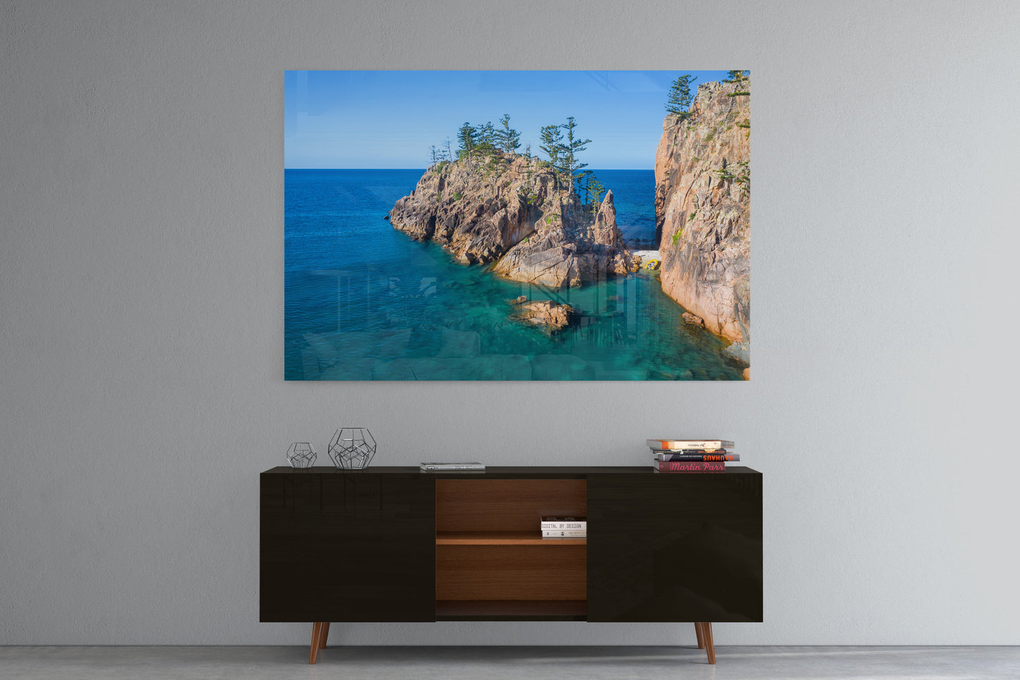 Dolphin Point, Blue Pearl Bay - Acrylic Print