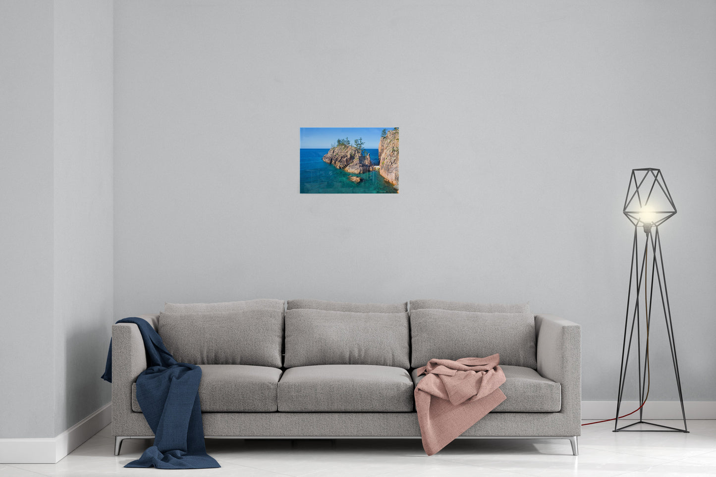 Dolphin Point, Blue Pearl Bay - Acrylic Print